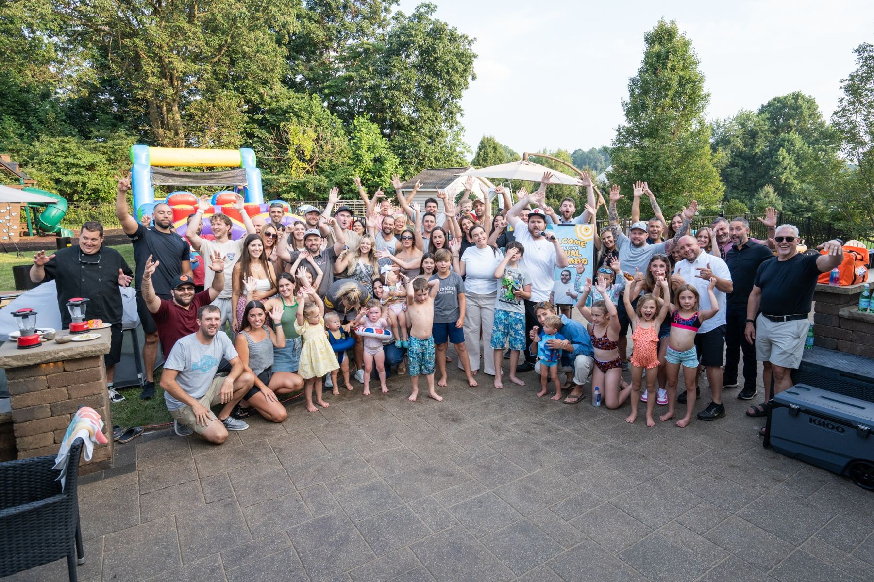 The Annual Pond BBQ at Benny's house